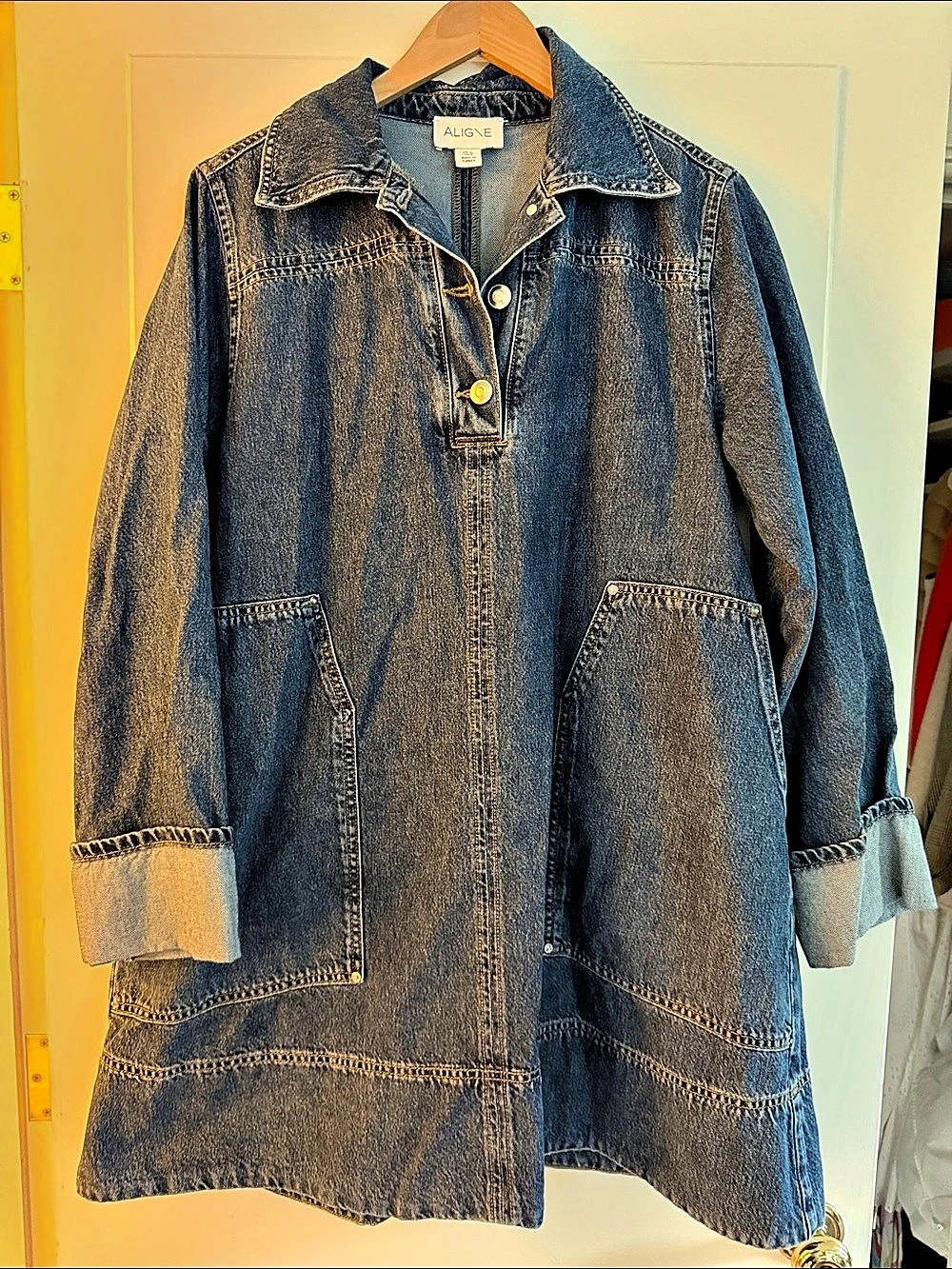 ALIGNE Women's Denim Dress Size 8